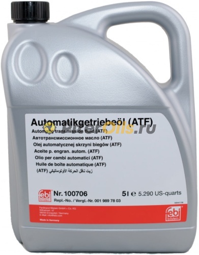 FEBI 100706 Масло трансмиссионное 5 л 