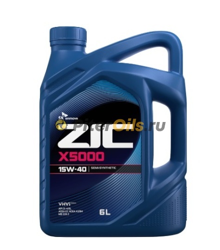 ZIC X5000 15W-40 (6л) 172604