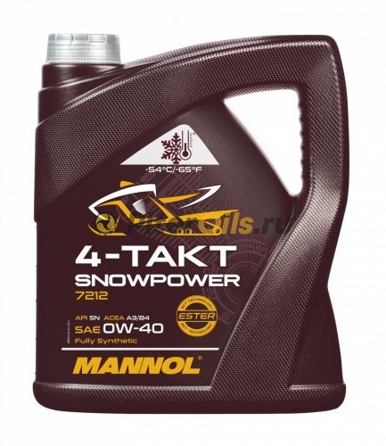 Mannol 4-Takt SNOWPOWER 0w40 4л 72124
