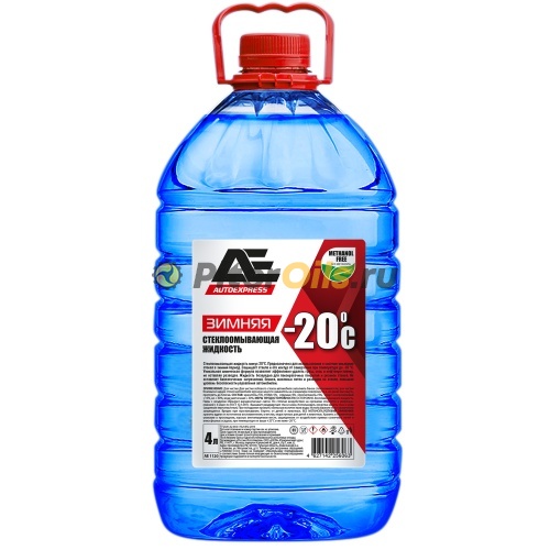 Жидкость омывателя незамерзающая -20C AUTO EXPRESS ПЭТ готовая 4 л AE1120