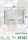 Фильтр масляный HifloFiltro HF401 (Yamaha 36Y1344100)