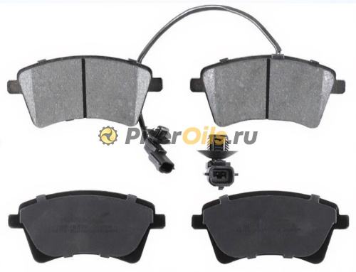 SANGSIN BRAKE Колодки тормозные передние SP4059A (GDB1941) RENAULT Kangoo II 1.2-1.6