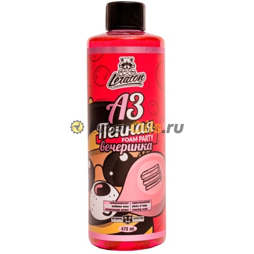 LERATON A3 Шампунь для ручной мойки Пенная вечеринка (473мл) PS-010.204