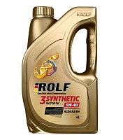 Rolf 3-SYNTHETIC ACEA A3/B4 5w40 (4л) пластик 322731