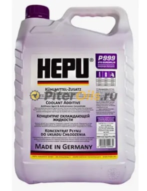 HEPU Антифриз  Coolant G12+ концентрат фиолетовый 5 л P999G12PLUS005