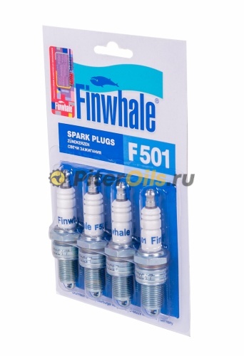 Finwhale Свеча зажигания F-501 S (4 шт.) (NGK BP6E) VAZ LADA 2101