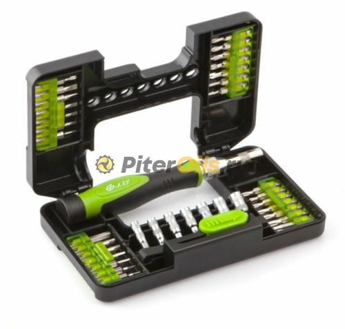 Дело Техники Отвертка цанговая для точных работ с битами 1/8, 37 предм. 786137