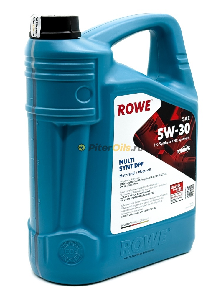 Rowe HIGHTEC MULTI SYNT DPF 5W-30 (5л) 20125005099