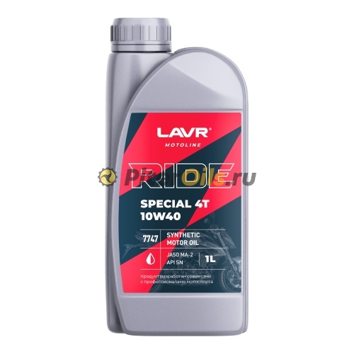LAVR LN7747 MOTO RIDE SPECIAL 4T 10w40 (1л) 