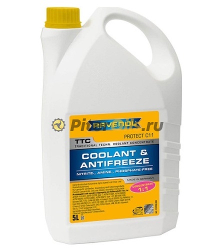 Ravenol Антифриз -65С (5л) желтый