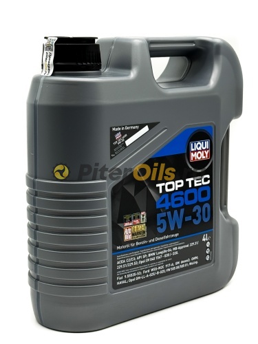 LIQUI MOLY Top Tec 4600 5w30 С3 (4л) 3763