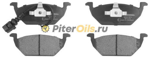 Marshall Колодки тормозные дисковые передние M2621974