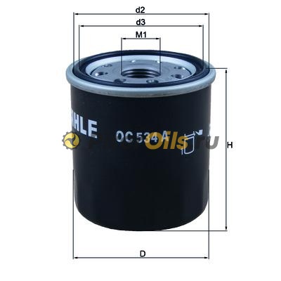 Фильтр масляный KNECHT OC534A (W68/3)