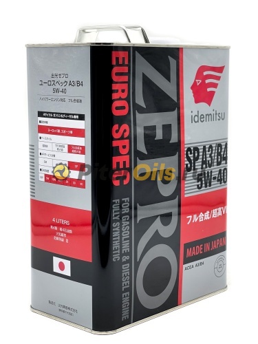 IDEMITSU Zepro Euro Spec F-S SP 5W-40 (4л) 1849-004