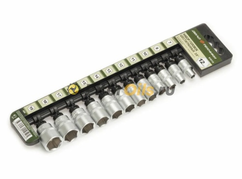 Дело Техники Набор головок шестигранных 9 штук (8,9,10,11,12,13,14,15,17 мм ) 620109