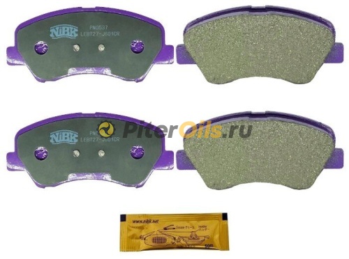 Тормозные колодки передние NIBK PN0537 (GDB3548) Hyundai Solaris II/ Rio III 11-