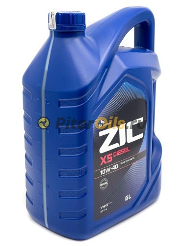 ZIC X5 Diesel 10w40 CI-4 (6л) 172660