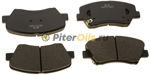 SANGSIN BRAKE Колодки тормозные передние SP1400 (GDB3549) HYUNDAI ELANTRA MD, i30, KIA CEED JD
