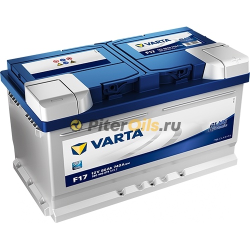 Аккумулятор VARTA Blue Dynamic 80А/ч 740A 315x175x175 (- +) 580 406 074 313 2