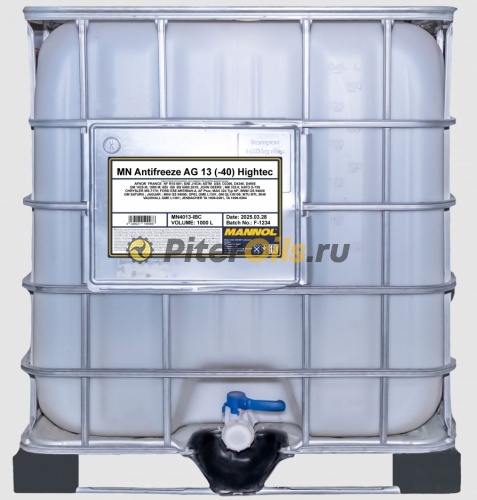 Mannol Antifreeze MN AG13 -40 (1000л) MN4013-IBC