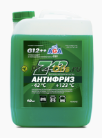 AGA-Z42 Антифриз -42С G12++ зеленый 10кг AGA050Z