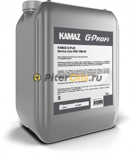 KAMAZ G-Profi Service Line CNG CF 10w40 (20л) 253190238