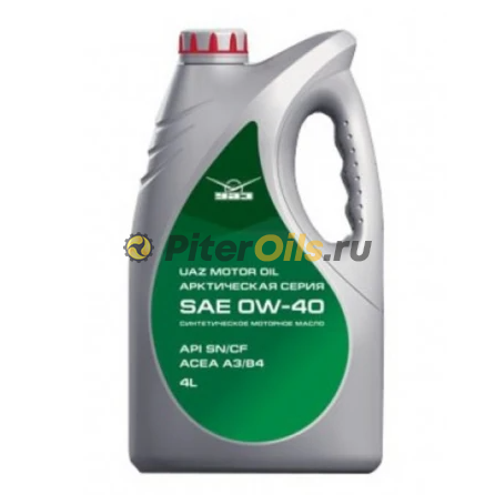 УАЗ Motor Oil 0W40 (4л) 000000473405400