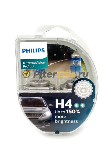 12342XVPS2 Philips Лампа H4 X-treme Vision Pro150 2 шт.