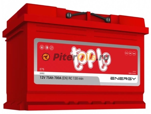 Аккумулятор Topla Energy 75Ah 700A об. пол. (- +) 278x175x190