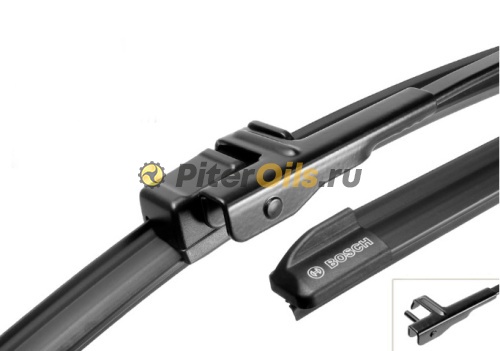 BOSCH Комплект бескаркасных щёток 2шт Aerotwin A938S 600/600мм 3397118938 VW T5 Side Pin 2003-2009
