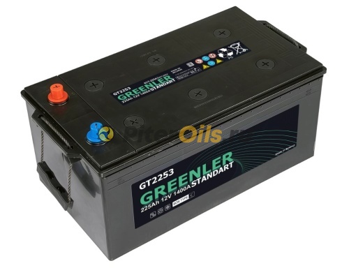 Аккумулятор GREENLER 225Ah 1400А об. пол (- +) 518x275x242
