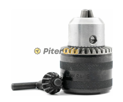 Патрон сверлильный Bohre трехкулачковый с ключом 1,5-13 мм 1/2"-20 UNF