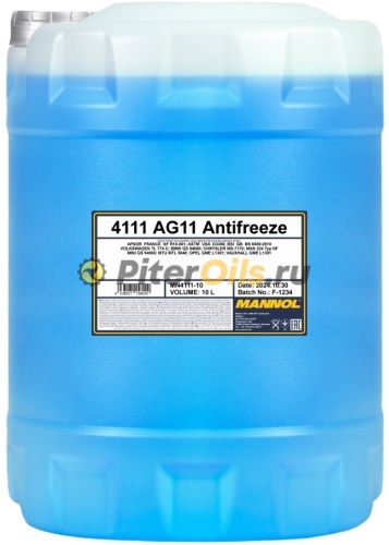 Mannol Antifreeze MN AG11 Longterm (10л) 411110