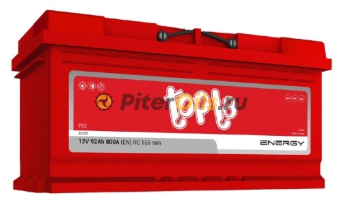 Аккумулятор Topla Energy 92Ah 800A об. пол. (- +) 353x175x175 108092