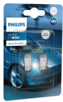 PHILIPS 11961U30CWB2 LED COOL WHITE Автолампа 12V W5W T10 W2.1х9.5d 6000K 2шт. блистер