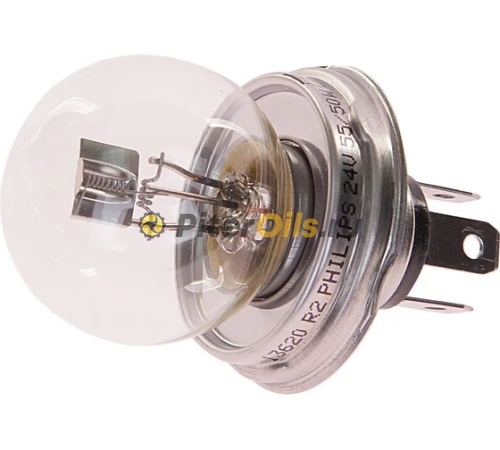 13620C1 PHILIPS Лампа накаливания для грузовых авто R2 24V 55/50W P45T-41