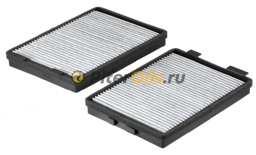 LYNXauto Фильтр салонный угольный LAC1100C (CUK2736-2, CU2736-2) 2шт 