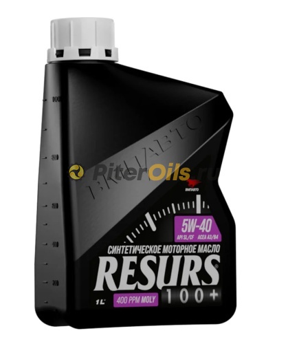 ВМПАВТО Resurs 5w40 (A3/B4; SL/CF) (1л) 9291