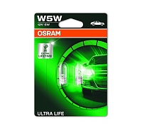 Osram 2825ULT-02B Ultra Life T10W 2 шт