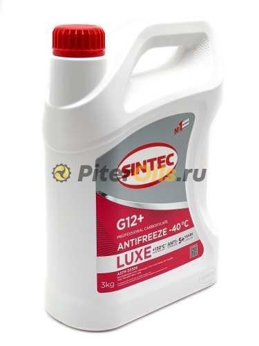 Антифриз Sintec LUXE G12+ красный (3кг) 990464