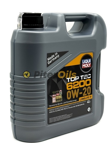 LIQUI MOLY Top Tec 6200 0w20 (4л) 20788