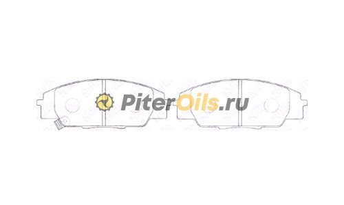 Тормозные колодки передние NIBK PN8423 (GDB3189) Honda Civic 01-05