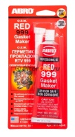 ABRO Герметик силиконовый красный 999 911-AB-R (85г)