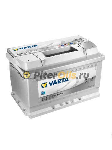 Аккумулятор VARTA Silver Dynamic E38 74А/ч 750A 278x175x175  (- +) 574 402 075 