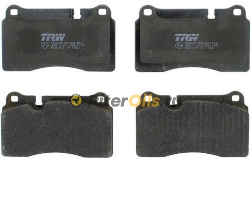 Дисковые тормозные колодки передние TRW GDB1670 для Volkswagen Touareg (4 шт.)