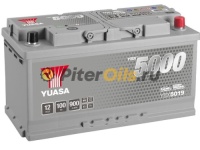 Аккумулятор Yuasa 100Ah 900A об. пол (- +) 353x175x190