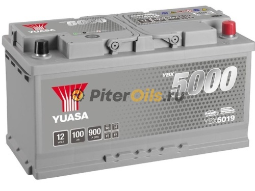 Аккумулятор Yuasa 100Ah 900A об. пол (- +) 353x175x190
