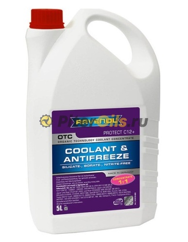 Ravenol Антифриз -65С (5л) красный