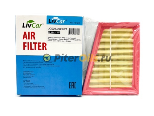 Фильтр воздушный LIVCAR LCG000/1858/2A (C1858/2)