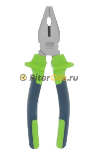 СИБРТЕХ Плоскогубцы комбинированные, 200 мм, двухкомпонентные рукоятки 17052